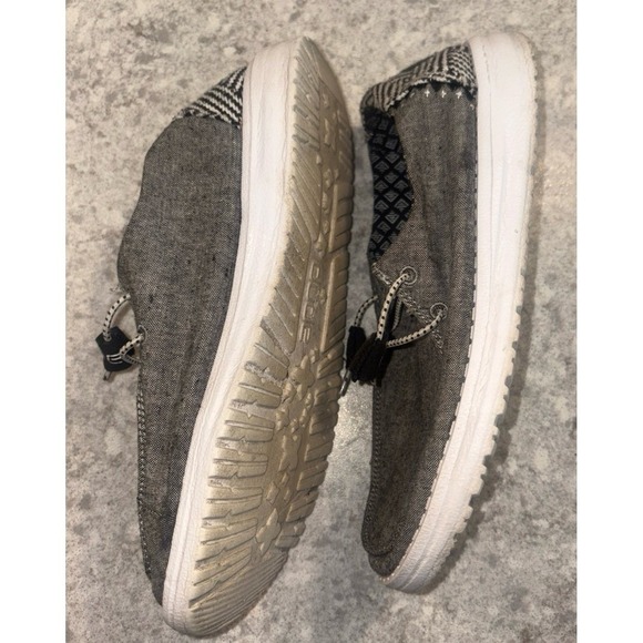 Hey Dude Wendy Shoes Size 7 Slip On Chambray Onyx - Picture 8 of 8